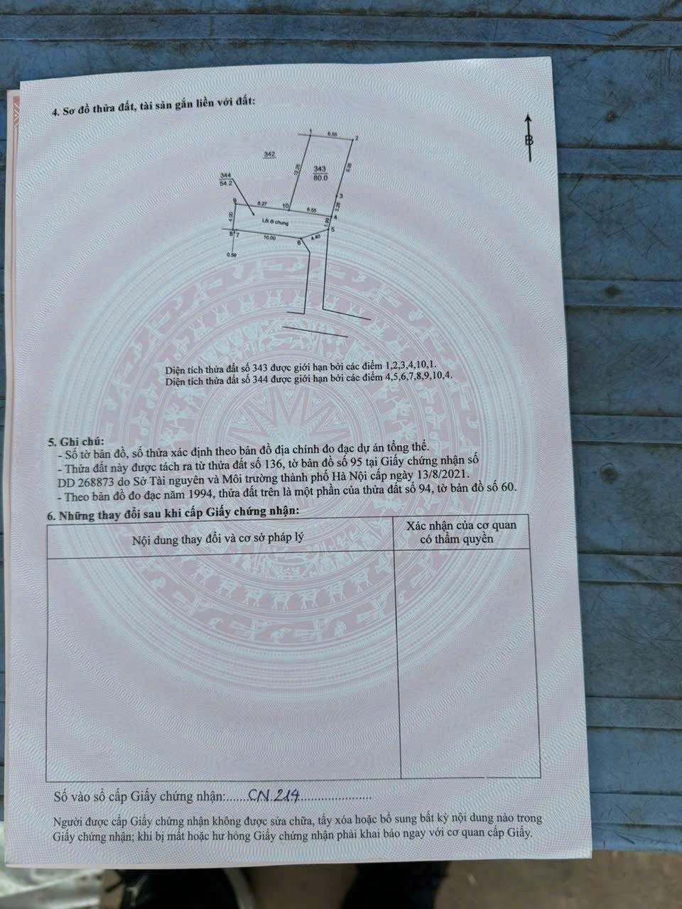 BÁN ĐẤTTRUNG OAI TIÊN DƯƠNG 80M - Ảnh chính